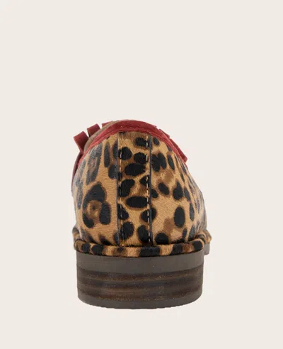 Gentle Souls Women's Cydney Tassel Loafer Flats In Leopard Haircalf