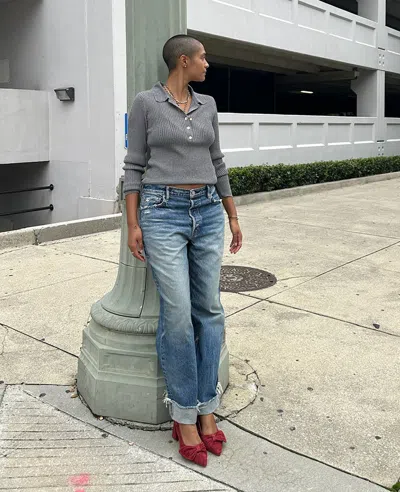 Gentle Souls Women's Diana Pointed-toe Slingback Pumps In Burgundy