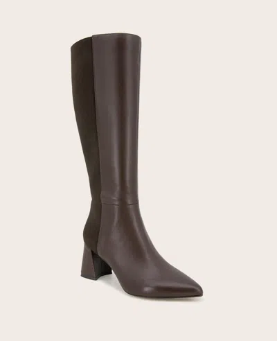 Gentle Souls Dionne 50/50 Boots In Chocolate Leather