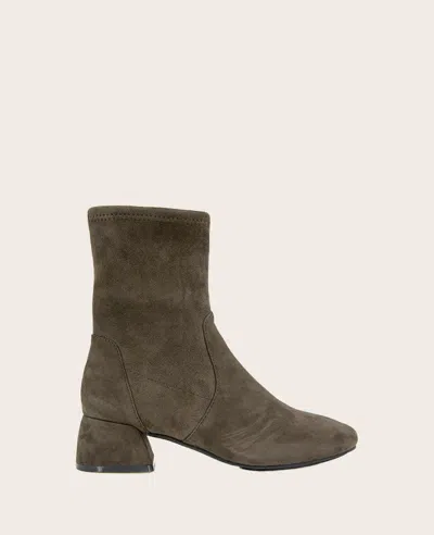 Gentle Souls Emily Bootie In Shitake Suede