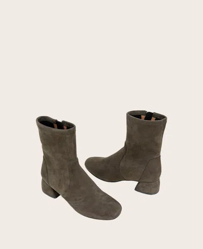 Gentle Souls Emily Bootie In Shitake Suede