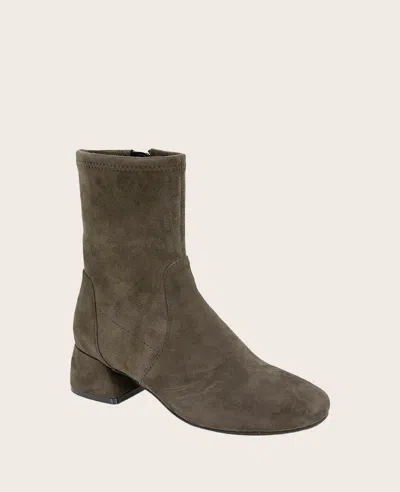 Gentle Souls Emily Bootie In Shitake Suede
