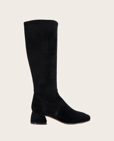 Gentle Souls Women's Emily Stretch Boots In Black Suede