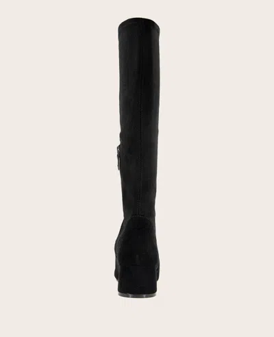 Gentle Souls Women's Emily Stretch Boots In Black Suede