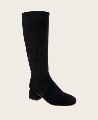 Gentle Souls Women's Emily Stretch Boots In Black Suede