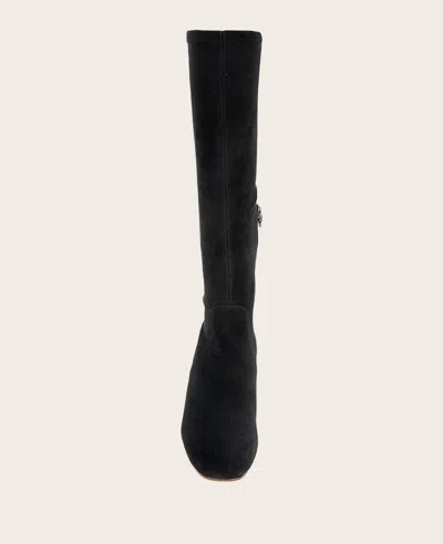 Gentle Souls Women's Emily Stretch Boots In Black Suede