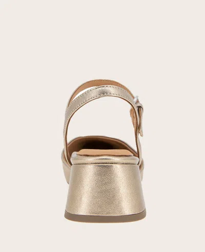 Shop Gentle Souls - Lucinda Leather Closed Toe Strap Sandal In Gravel Leather