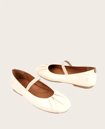 Gentle Souls Women's Walden Mary Jane Flats In Lambs Wool Leather