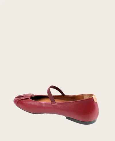 Gentle Souls Women's Walden Mary Jane Flats In Rio Red Leather
