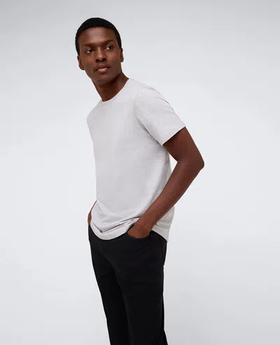 Kenneth Cole The Performance Crew Neck T-shirt In Heather Gray
