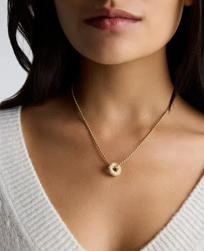Kenneth Cole Bonbonwhims Mental Health Coalition Charm Necklace - White