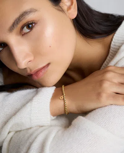 Kenneth Cole Alexa Leigh Mental Health Coalition Bracelet In Yellow Gold
