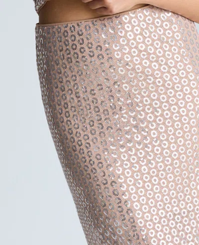 Kenneth Cole Pull-on Sequin Midi Skirt In Multicolor