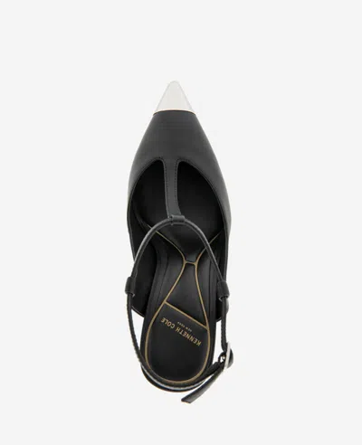 Kenneth Cole Romi T-strap Pump In Black Leather