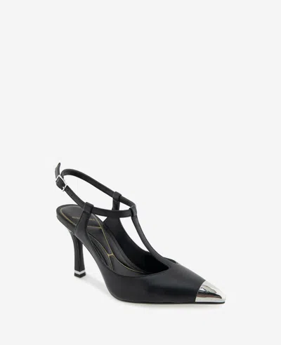 Kenneth Cole Romi T-strap Pump In Black Leather