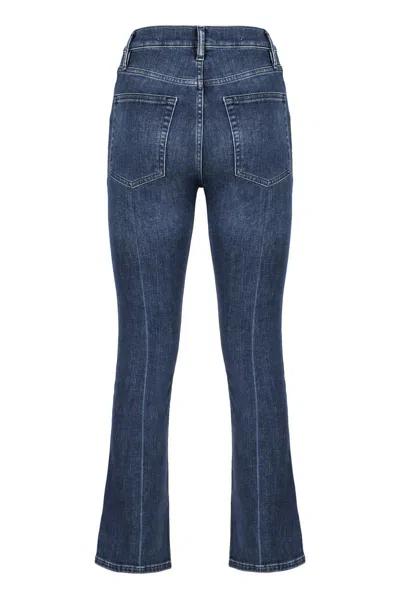 Frame Le High Straight Jeans In Denim
