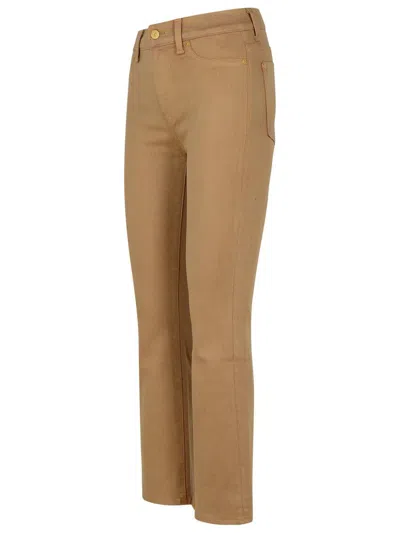 7 For All Mankind Belt-loop Jeans In Beige
