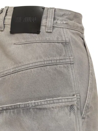 Attico The  Jeans Extra In Grey