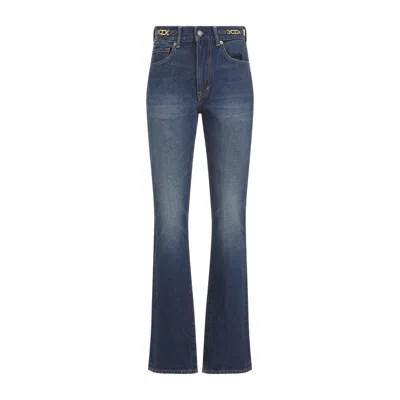 Tom Ford High-waist Straight Cotton Jeans In Blue