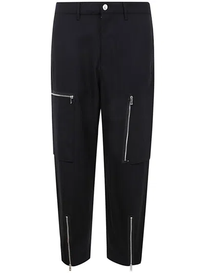 Michael Kors Zipper Cargo Trousers Clothing In Black