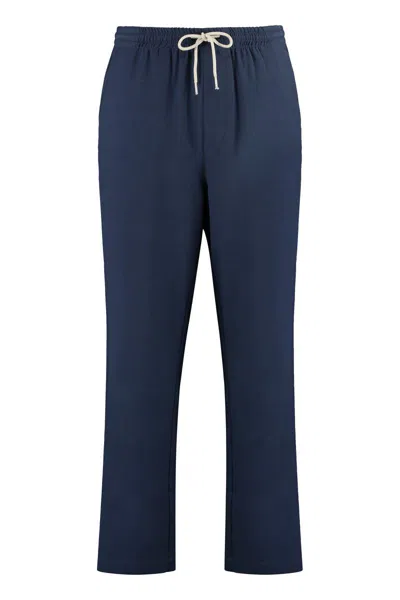 Department Five Department 5 Brewery Cotton Blend Trousers In Blue