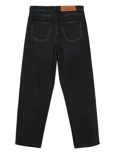 Séfr Wide Cut Jeans Clothing In Black