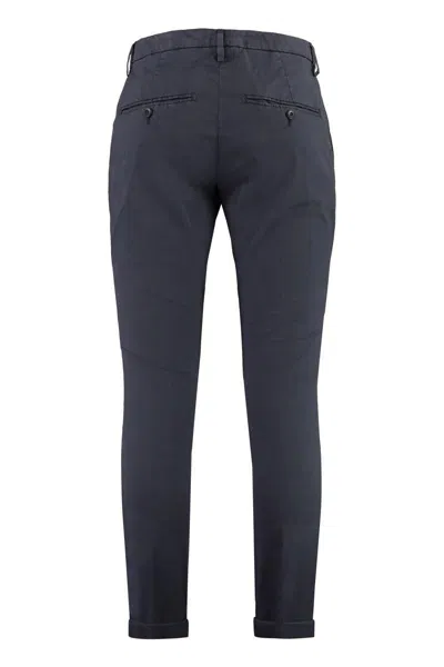 Dondup Gaubert Cotton Chino Trousers In Blue