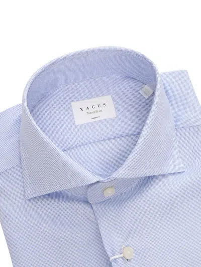 Xacus Cotton Tailor Fit 'active' Shirt In Multicolor
