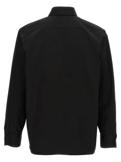 Saint Laurent Cotton Poplin Shirt In Black
