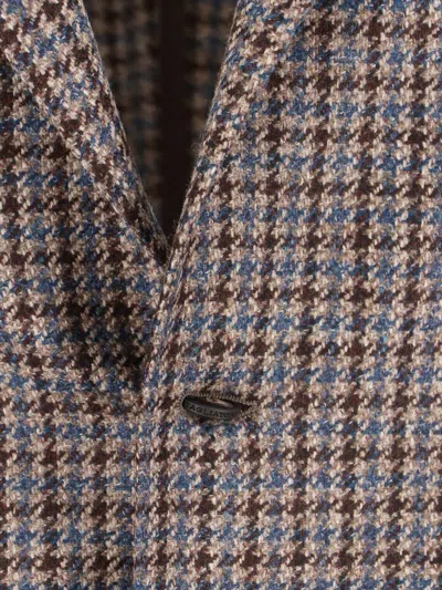 Tagliatore Tailored Jacket With Single Button Front In Multicolour