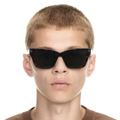 Off-white Cincinnati - Havana / Green Sunglasses In Havana