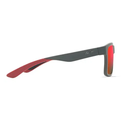 Maui Jim One Way Square-frame Sunglasses In Gray