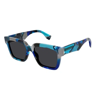 Gucci Eyewear Sunglasses In Blue