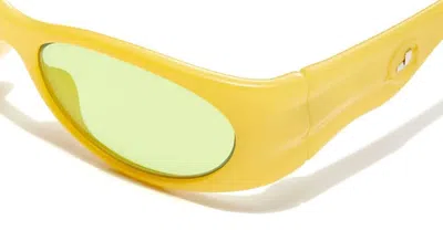 Junk Plastic Rehab June - Beam Sunglasses In Yellow