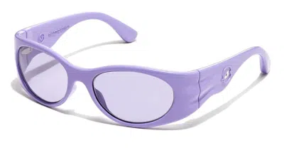 Junk Plastic Rehab June - Marshmallow Sunglasses In Violet