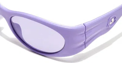 Junk Plastic Rehab June - Marshmallow Sunglasses In Violet