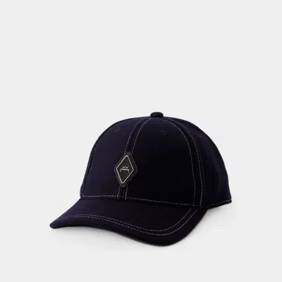 A-cold-wall* Diamond Cap - Cotton - Navy Blue In Blue