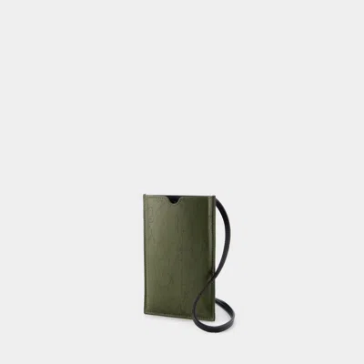 Alexander Mcqueen The Phone Holder Crossbody - Nylon - Khaki In Brown