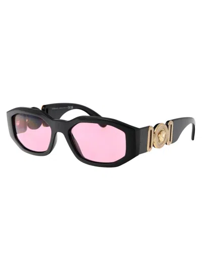 Versace 0ve4361 Sunglasses In Gb1/84 Black