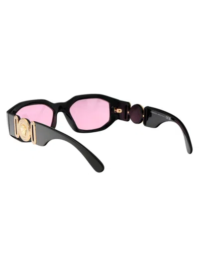 Versace 0ve4361 Sunglasses In Gb1/84 Black
