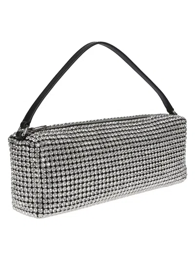 Alexander Wang Rectangular Heiress Handbag In White