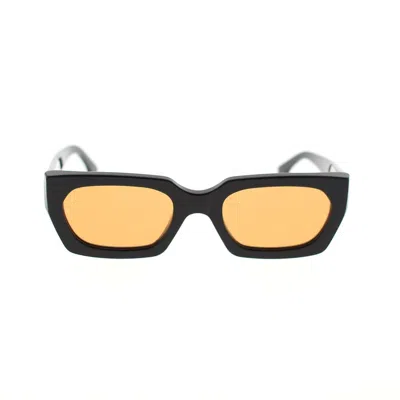 Retrosuperfuture Rectangular Frame Sunglasses In Black