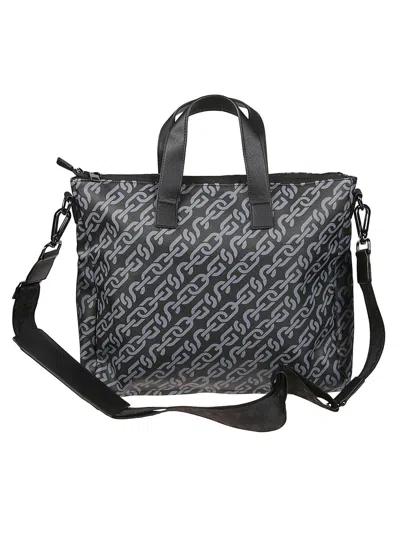 Sprayground Printed Holdall In Black