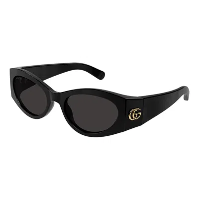 Gucci Gg Corner Cat Eye Sunglasses In Black