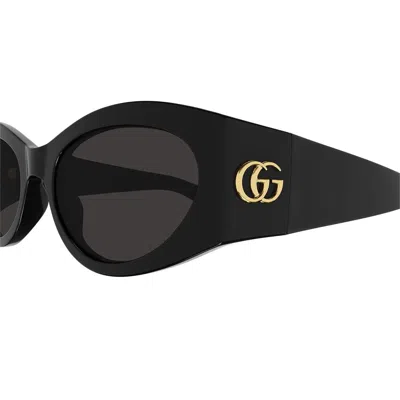 Gucci Gg Corner Cat Eye Sunglasses In Black