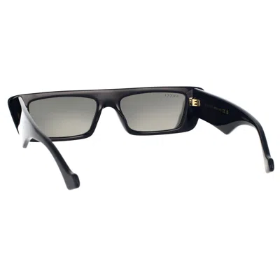Gucci Black Rectangular-frame Sunglasses In Black