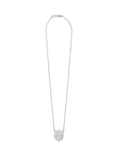Ambush Varsety Charm Necklace In Silver