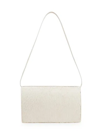 Calcaterra Chain Middle Bag In White