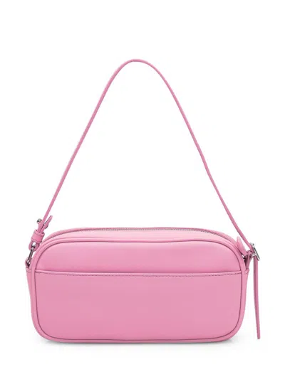 Courrèges Leather Baguette Bag In Pink