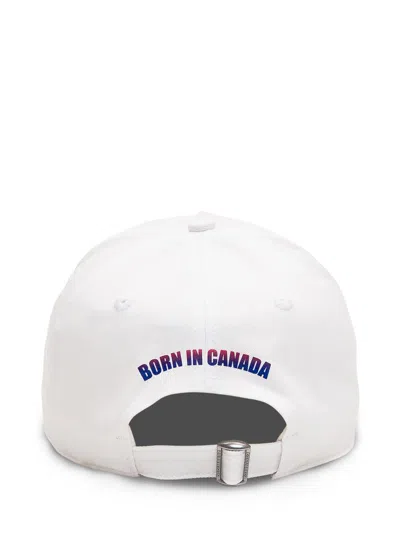 Dsquared2 Baseball Cap In White
